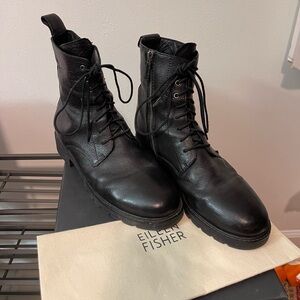 Eileen Fisher Women's Black Ankle Boots